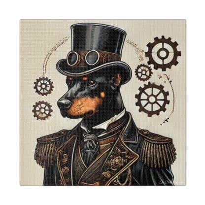 The Dobe´s Matte Canvas, Stretched, 0.75" - Steampunk 2 - Image 17