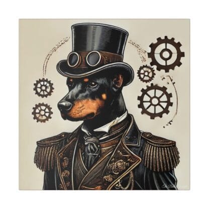 The Dobe´s Matte Canvas, Stretched, 0.75" - Steampunk 2 - Image 33