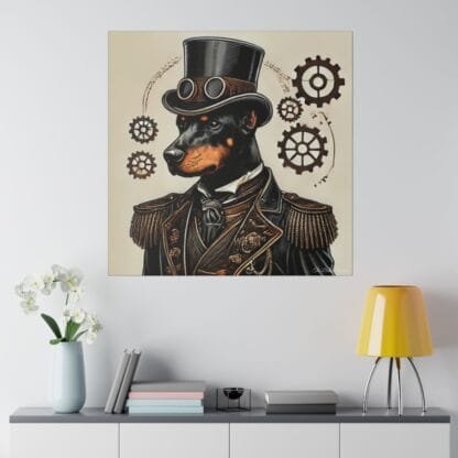 The Dobe´s Matte Canvas, Stretched, 0.75" - Steampunk 2 - Image 40