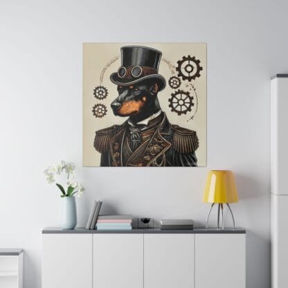 The Dobe´s Matte Canvas, Stretched, 0.75" - Steampunk 2 - Image 4
