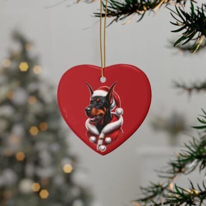The Dobe´s Ceramic Christmas Ornaments (1pcs, 5pcs, 10pcs, 20pcs) - red - Image 6