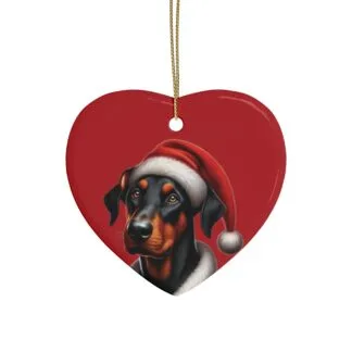 The Dobe´s Ceramic Christmas Ornaments (1pcs, 5pcs, 10pcs, 20pcs) - red uc