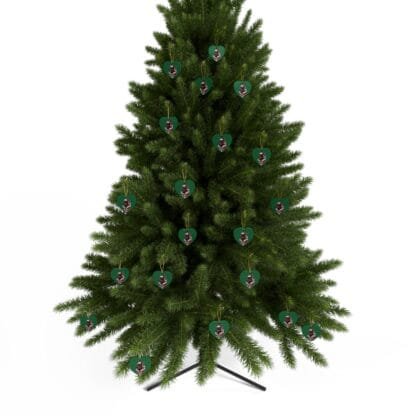 The Dobe´s Ceramic Christmas Ornaments (1pcs, 5pcs, 10pcs, 20pcs) - green - Image 17