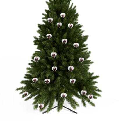 The Dobe´s Ceramic Christmas Ornaments (1pcs, 5pcs, 10pcs, 20pcs) - white uc - Image 17