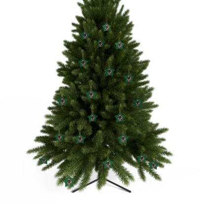 The Dobe´s Ceramic Christmas Ornaments (1pcs, 5pcs, 10pcs, 20pcs) - green - Image 32