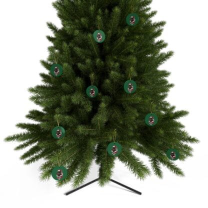 The Dobe´s Ceramic Christmas Ornaments (1pcs, 5pcs, 10pcs, 20pcs) - green - Image 43