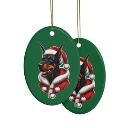 The Dobe´s Ceramic Christmas Ornaments (1pcs, 5pcs, 10pcs, 20pcs) - green - Image 57