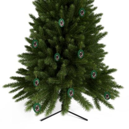 The Dobe´s Ceramic Christmas Ornaments (1pcs, 5pcs, 10pcs, 20pcs) - green - Image 58
