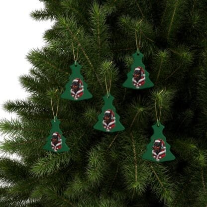The Dobe´s Ceramic Christmas Ornaments (1pcs, 5pcs, 10pcs, 20pcs) - green - Image 66