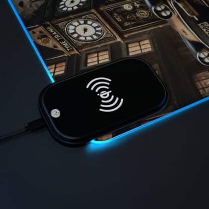 The Dobe´s LED Gaming Mouse Pad, Wireless Charging - Timetravel - Image 15