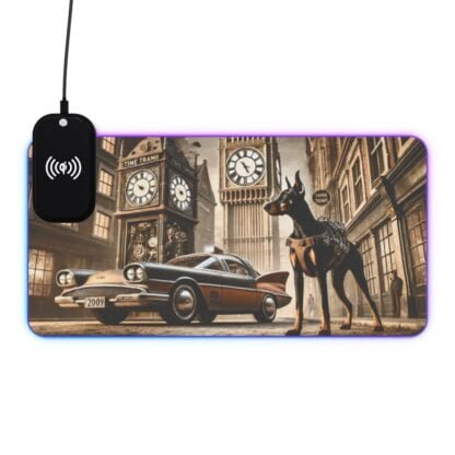 The Dobe´s LED Gaming Mouse Pad, Wireless Charging - Timetravel - Image 16