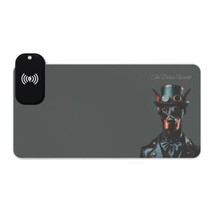 The Dobe´s LED Gaming Mouse Pad, Wireless Charging - Series 9 - grey - Image 9