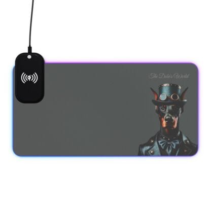 The Dobe´s LED Gaming Mouse Pad, Wireless Charging - Series 9 - grey - Image 16