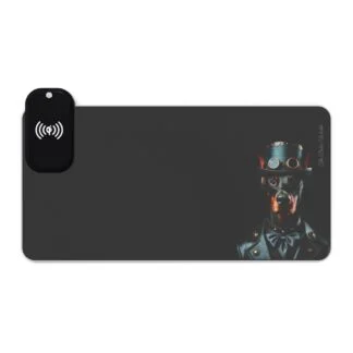 The Dobe´s LED Gaming Mouse Pad, Wireless Charging - Series 9
