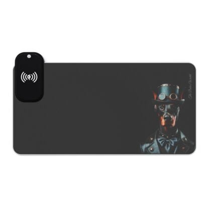 The Dobe´s LED Gaming Mouse Pad, Wireless Charging - Series 9