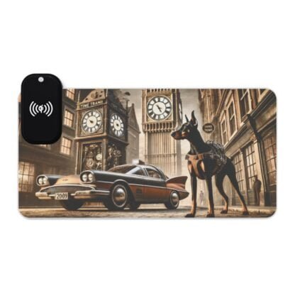 The Dobe´s LED Gaming Mouse Pad, Wireless Charging - Timetravel - Image 9