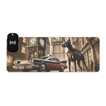 The Dobe´s LED Gaming Mouse Pad, Wireless Charging - Timetravel - Image 17