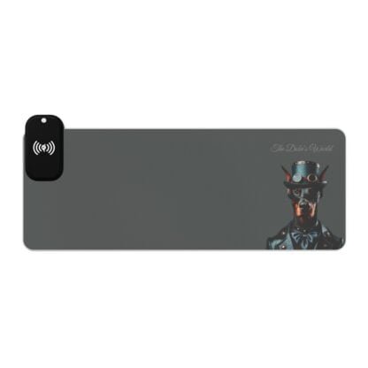 The Dobe´s LED Gaming Mouse Pad, Wireless Charging - Series 9 - grey - Image 17