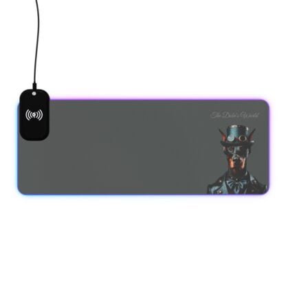 The Dobe´s LED Gaming Mouse Pad, Wireless Charging - Series 9 - grey - Image 24