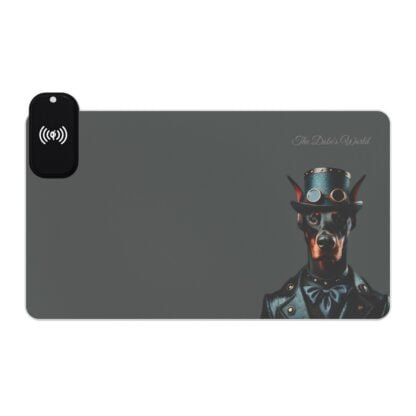 The Dobe´s LED Gaming Mouse Pad, Wireless Charging - Series 9 - grey - Image 25