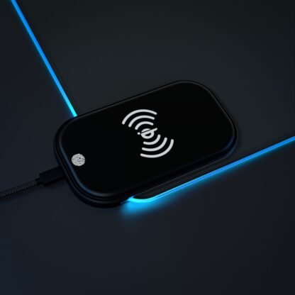 The Dobe´s LED Gaming Mouse Pad, Wireless Charging - Series 9 - grey - Image 31