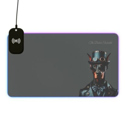 The Dobe´s LED Gaming Mouse Pad, Wireless Charging - Series 9 - grey - Image 32