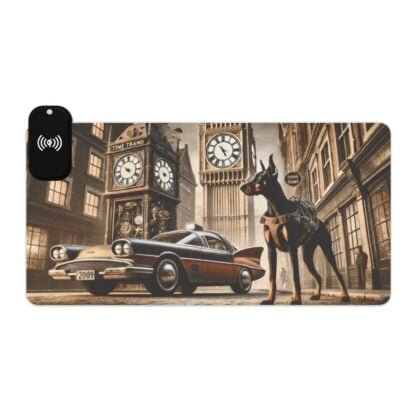 The Dobe´s LED Gaming Mouse Pad, Wireless Charging - Timetravel - Image 33