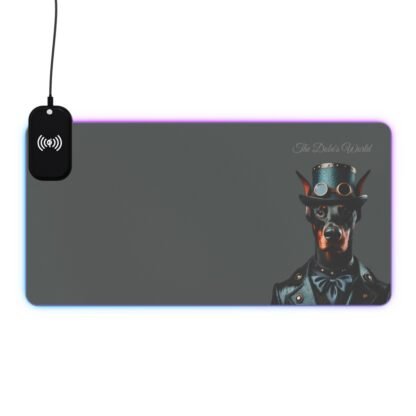 The Dobe´s LED Gaming Mouse Pad, Wireless Charging - Series 9 - grey - Image 40