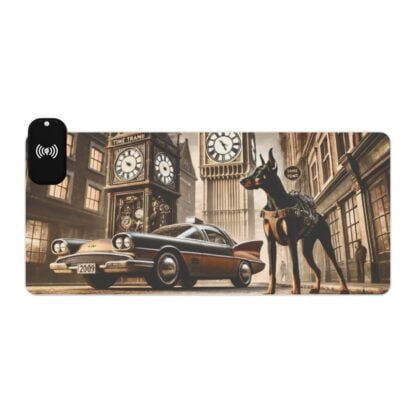 The Dobe´s LED Gaming Mouse Pad, Wireless Charging - Timetravel - Image 41