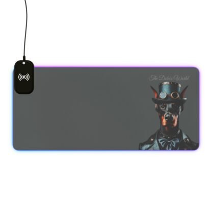 The Dobe´s LED Gaming Mouse Pad, Wireless Charging - Series 9 - grey - Image 48