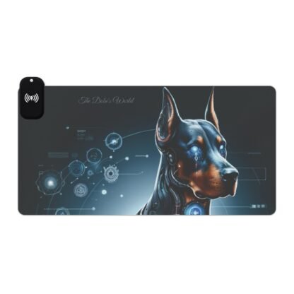 The Dobe´s LED Gaming Mouse Pad, Wireless Charging - RoboDobe