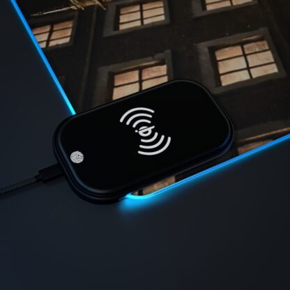 The Dobe´s LED Gaming Mouse Pad, Wireless Charging - Timetravel - Image 7