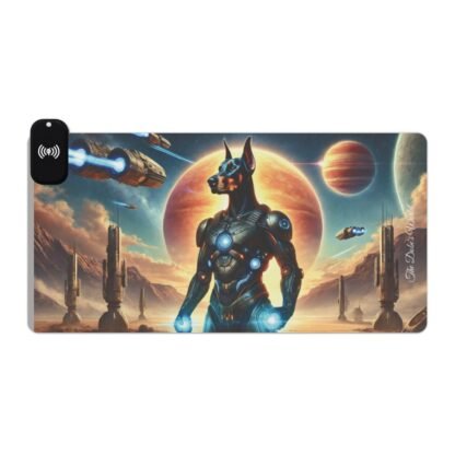 The Dobe´s LED Gaming Mouse Pad, Wireless Charging - Series G1