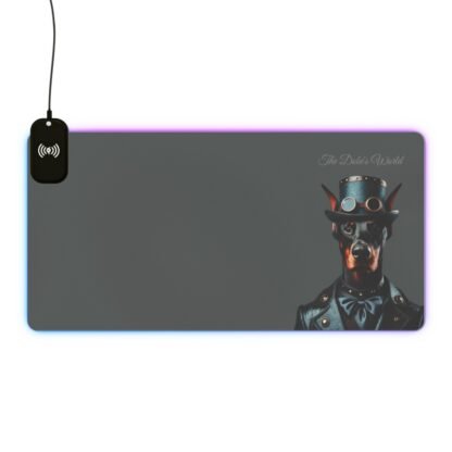 The Dobe´s LED Gaming Mouse Pad, Wireless Charging - Series 9 - grey - Image 8