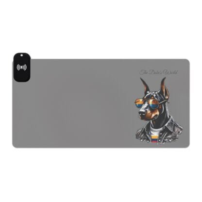 The Dobe´s LED Gaming Mouse Pad, Wireless Charging - Series 6