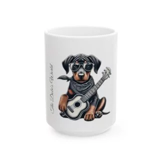 The Dobe´s Ceramic Mug, (11oz, 15oz) - Guitar Puppy