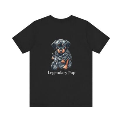 The Dobe´s Unisex Jersey Short Sleeve Tee - Biker Puppy