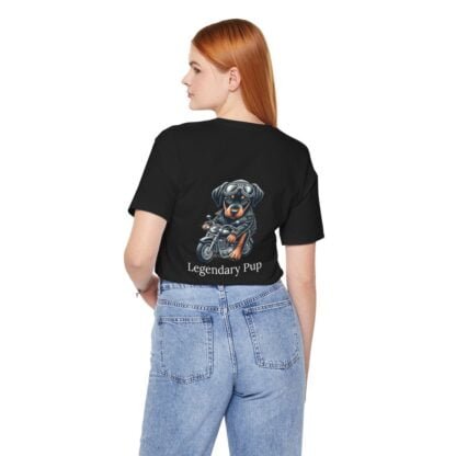 The Dobe´s Unisex Jersey Short Sleeve Tee - Biker Puppy - Image 19