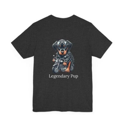 The Dobe´s Unisex Jersey Short Sleeve Tee - Biker Puppy - Image 62