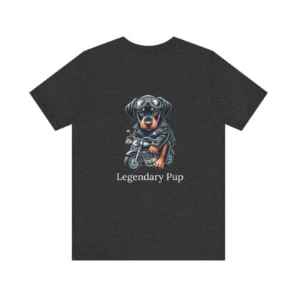 The Dobe´s Unisex Jersey Short Sleeve Tee - Biker Puppy - Image 59