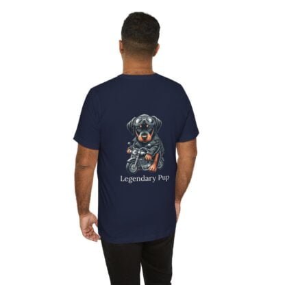 The Dobe´s Unisex Jersey Short Sleeve Tee - Biker Puppy - Image 104