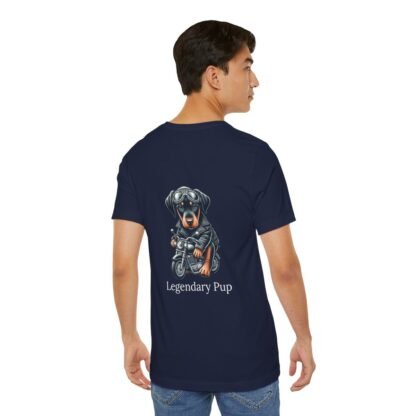 The Dobe´s Unisex Jersey Short Sleeve Tee - Biker Puppy - Image 108