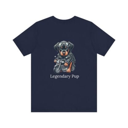The Dobe´s Unisex Jersey Short Sleeve Tee - Biker Puppy - Image 88