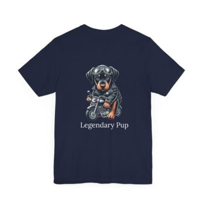 The Dobe´s Unisex Jersey Short Sleeve Tee - Biker Puppy - Image 91