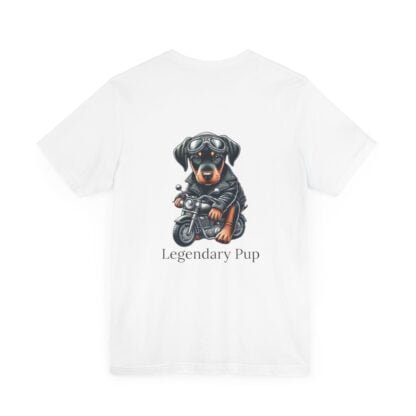 The Dobe´s Unisex Jersey Short Sleeve Tee - Biker Puppy - Image 33