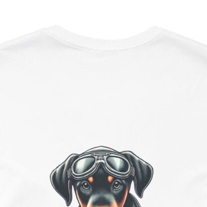 The Dobe´s Unisex Jersey Short Sleeve Tee - Biker Puppy - Image 39