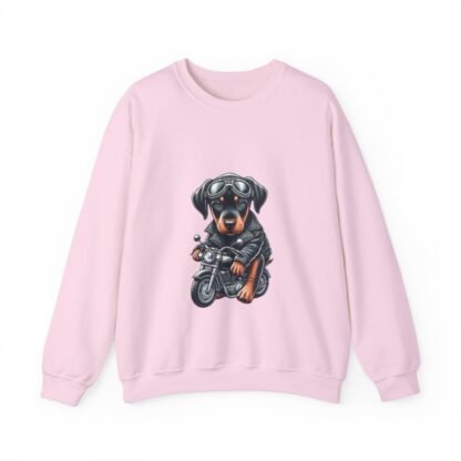 The Dobe´s - Unisex Heavy Blend™ Crewneck Sweatshirt - Biker Puppy - Image 111