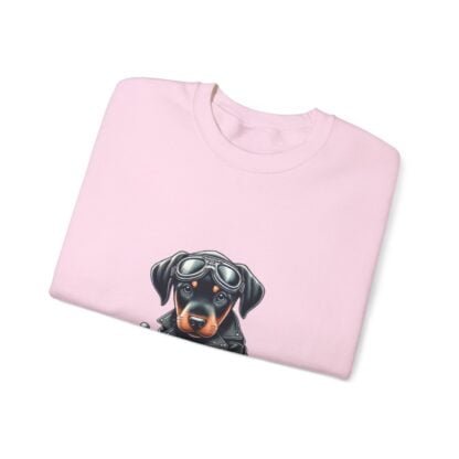 The Dobe´s - Unisex Heavy Blend™ Crewneck Sweatshirt - Biker Puppy - Image 113
