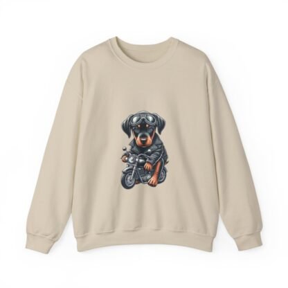 The Dobe´s - Unisex Heavy Blend™ Crewneck Sweatshirt - Biker Puppy - Image 23