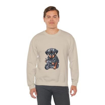 The Dobe´s - Unisex Heavy Blend™ Crewneck Sweatshirt - Biker Puppy - Image 28
